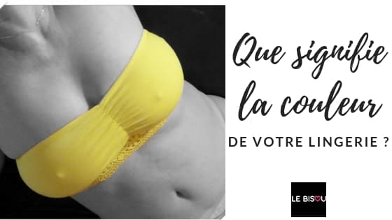 signification couleur lingerie