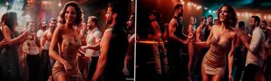 Elle voulait visiter un club échangiste. 