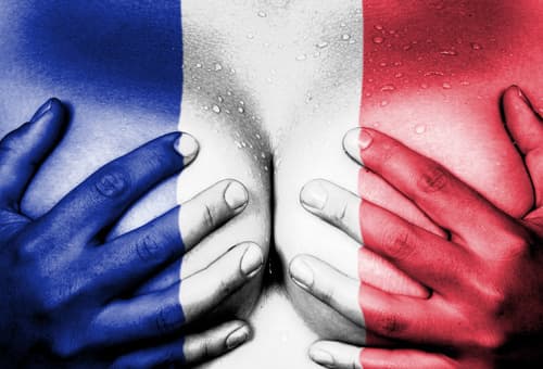 drapeau france coquine