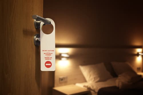 Do not disturb - chambre hôtel