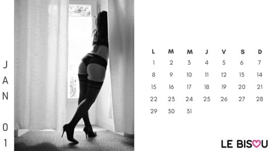 calendrier coquin janvier 2018